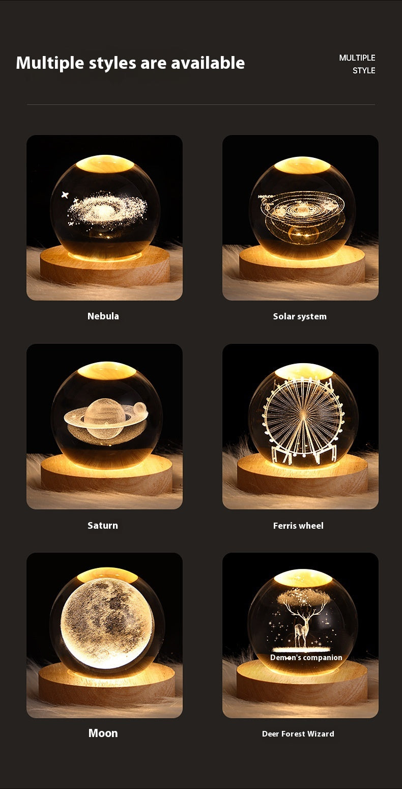 Crystal Ball Projection Night Light