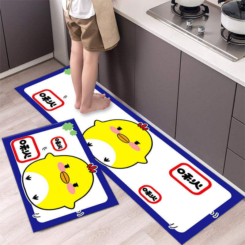 Cartoon Floor Mat Kitchen Strip Rug Simple - product image 13