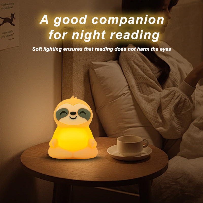 Sloth Tap-Control Silicone Night Light - product image 4