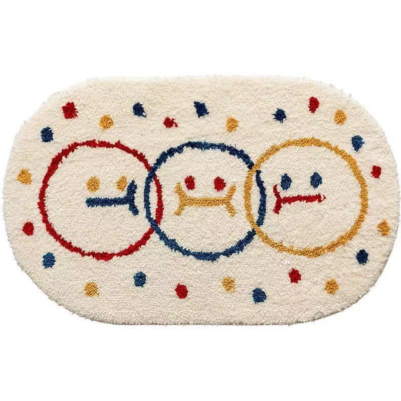 Cute Cartoon Cashmere Rug Bathroom Absorbent - product image 5