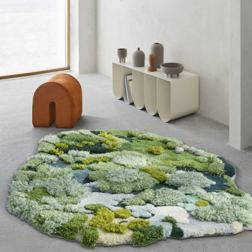 Irregular Rug Handmade Wool Living Room Bedroom Bedside - product image 4