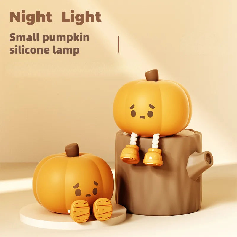 Rechargeable Silicone Pumpkin Night Light - product image 3