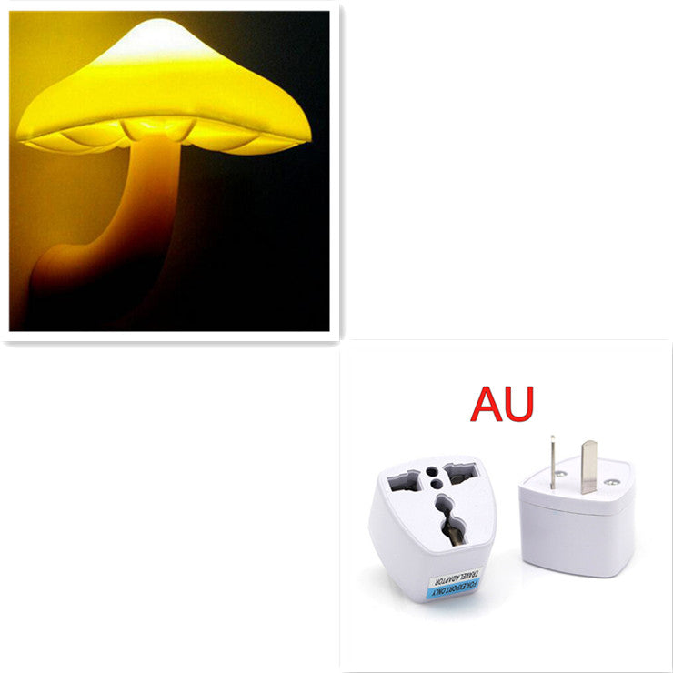 Mushroom Plug-In LED Sensor Night Light