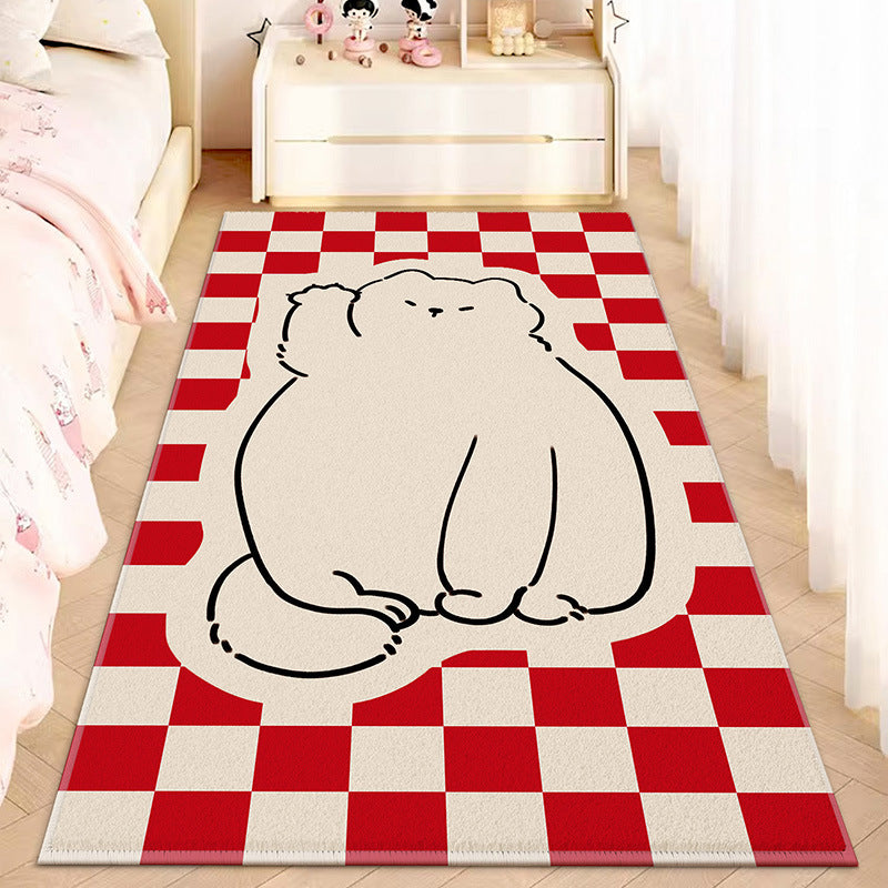 Cartoon Cute Animal Faux Cashmere Rug - product image 3