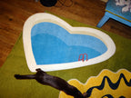 Heart Shaped Mini Pool Art Romantic Rug - product image 2