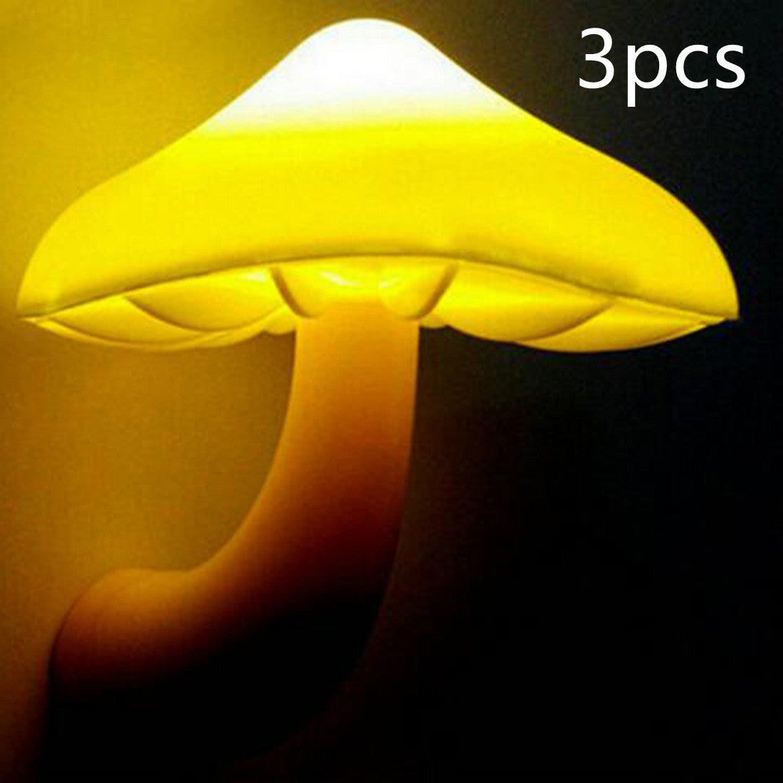 Mushroom Plug-In LED Sensor Night Light