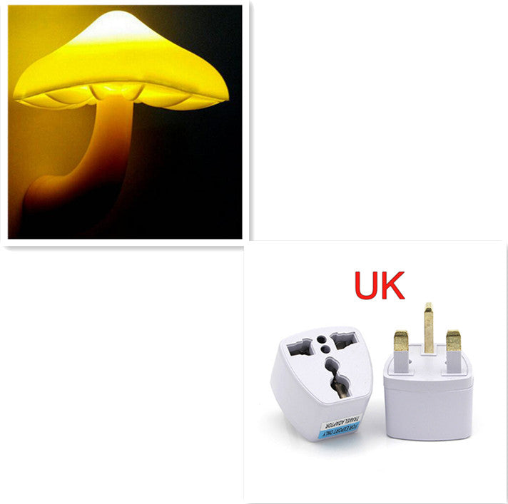 Mushroom Plug-In LED Sensor Night Light