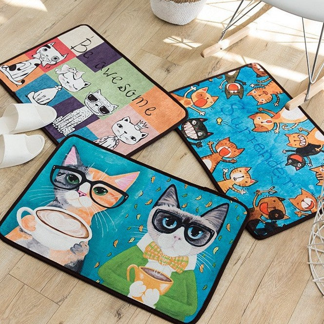 Cute Cat Entrance Doormat Living Room Rug - product image 2