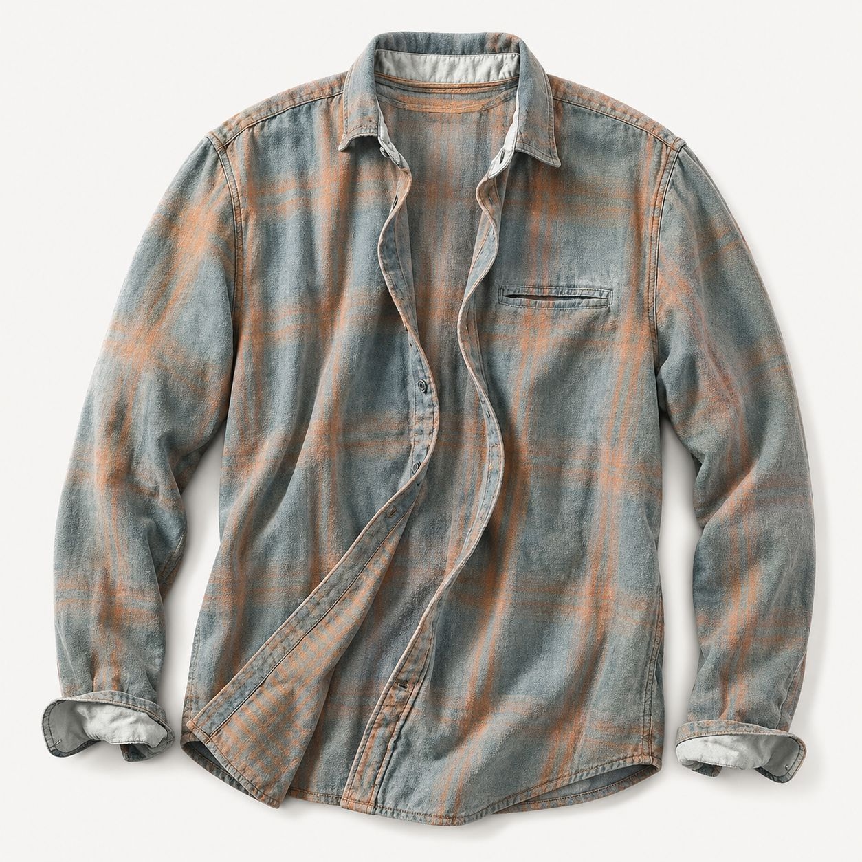 Men's vintage plaid overshirt